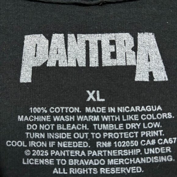 Pantera Cowboys From Hell Thrash Metal Band T-Shirt Size Extra Large - Picture 4 of 4
